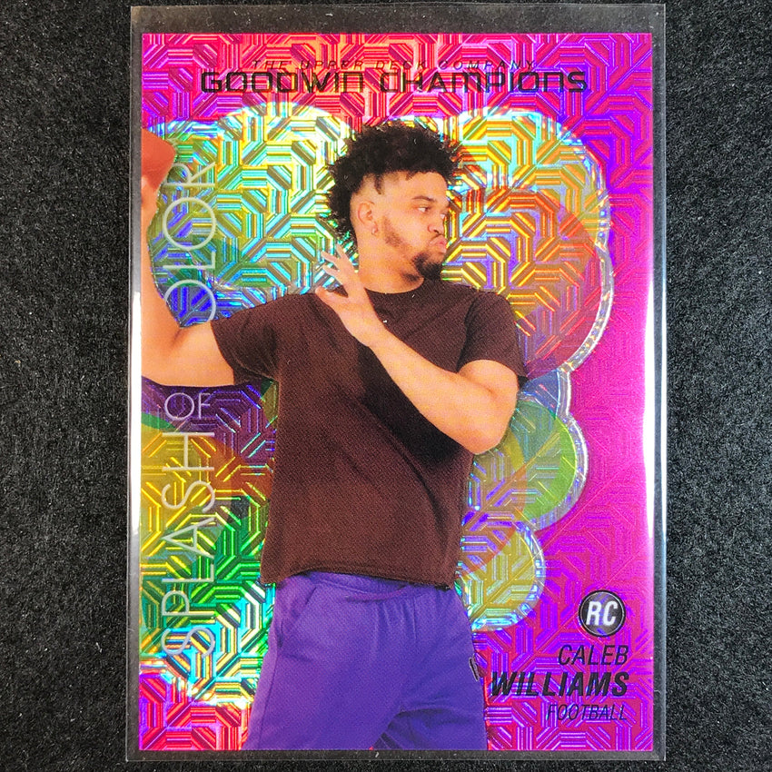 2023 Goodwin Champions CALEB WILLIAMS Splash of Color Rookie Pink Traxx 114/299