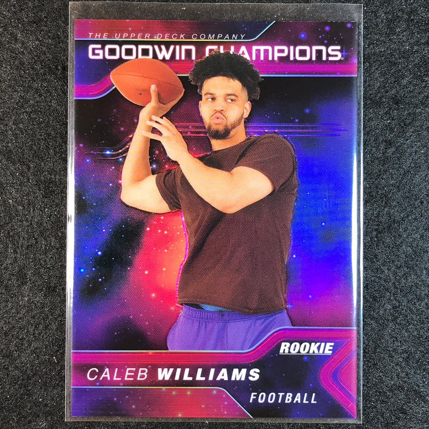 2023 Goodwin Champions CALEB WILLIAMS Platinum Rookie Cosmic 37/199 No.40