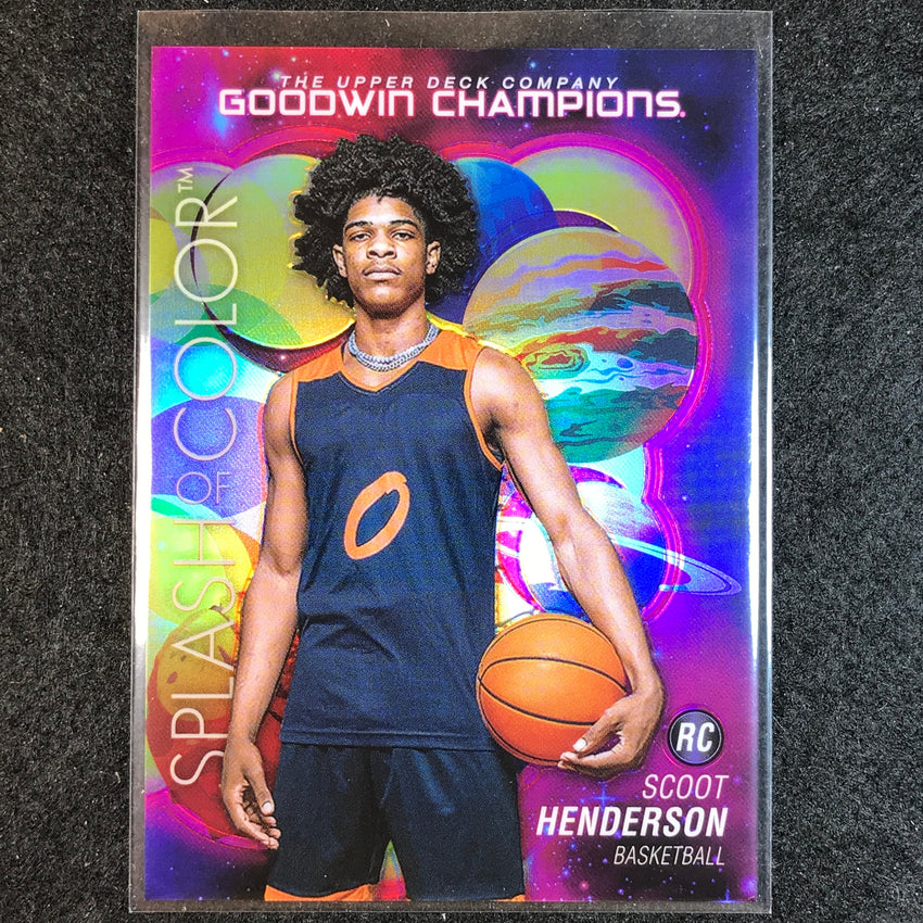 2023 Goodwin Champions SCOOT HENDERSON Splash of Color Rookie Cosmic 103/199 No.81
