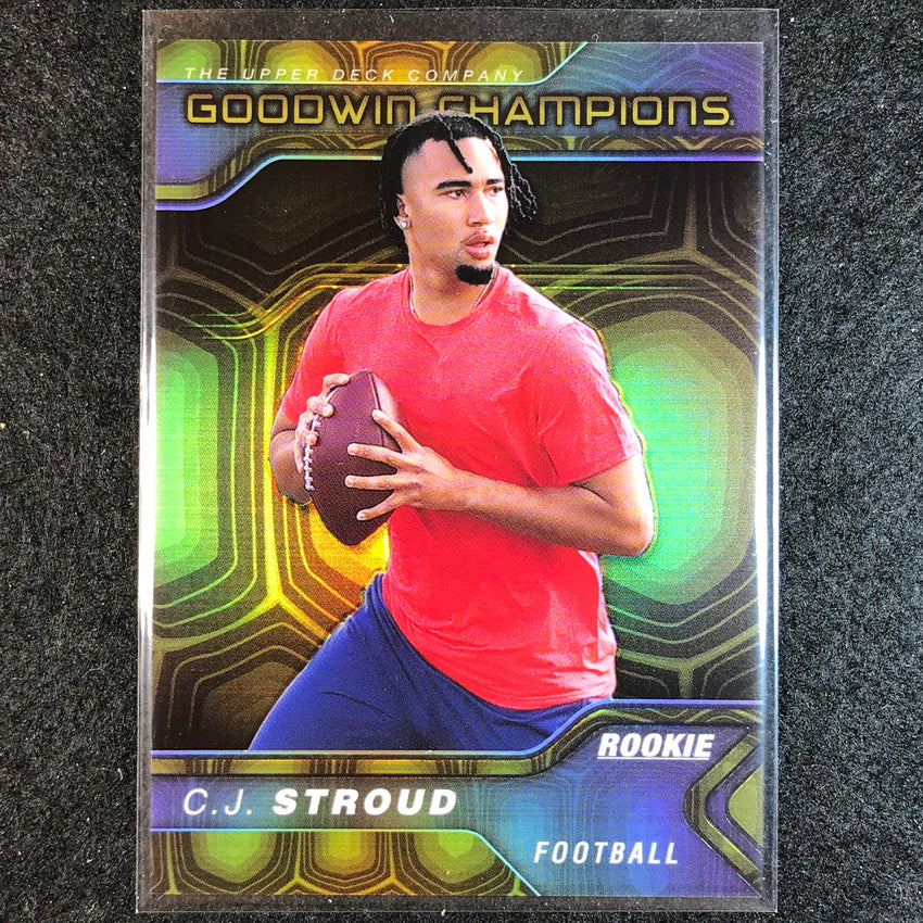 2023 Goodwin Champions C.J. STROUD Platinum Rookie Tortoise Shell 94/149
