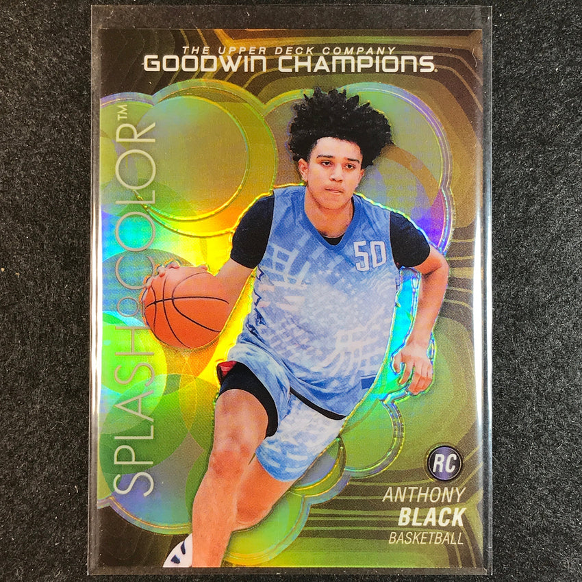 2023 Goodwin Champions ANTHONY BLACK Splash Color Rookie Tortoise Shell 137/149