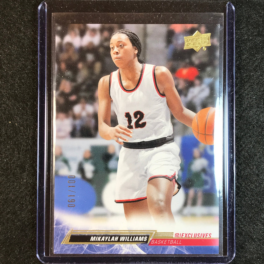 2023 Goodwin Champions MIKAYLAH WILLIAMS Upper Deck Rookie Exclusives 61/100
