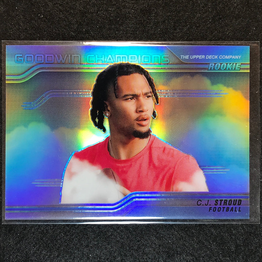 2023 Goodwin Champions C.J. STROUD Platinum Horizontal Rookie Sky 27/99