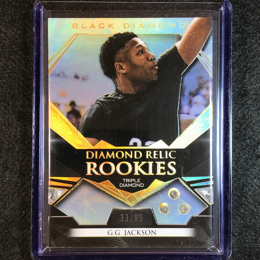 2023 Goodwin Champions G.G. JACKSON Black Diamond Stone Relic Rookie 33/99