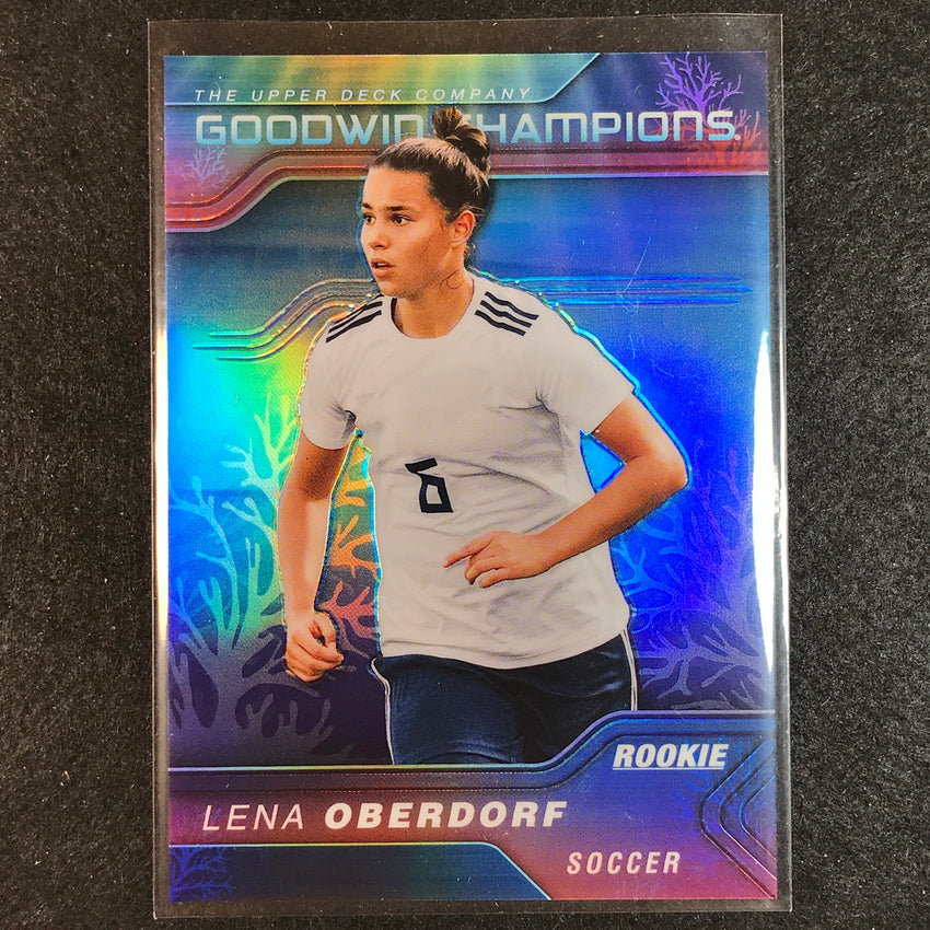 2023 Goodwin Champions LENA OBERDORF Platinum Rookie Aquamarine 58/75
