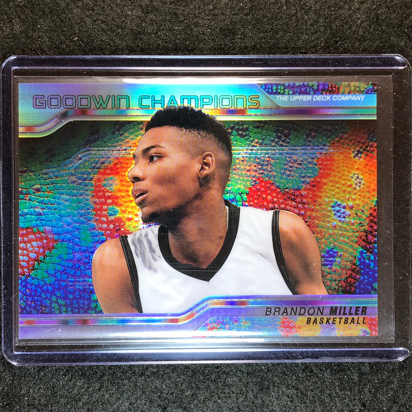 2023 Goodwin Champions BRANDON MILLER Platinum Horizontal Rookie Chameleon 17/49