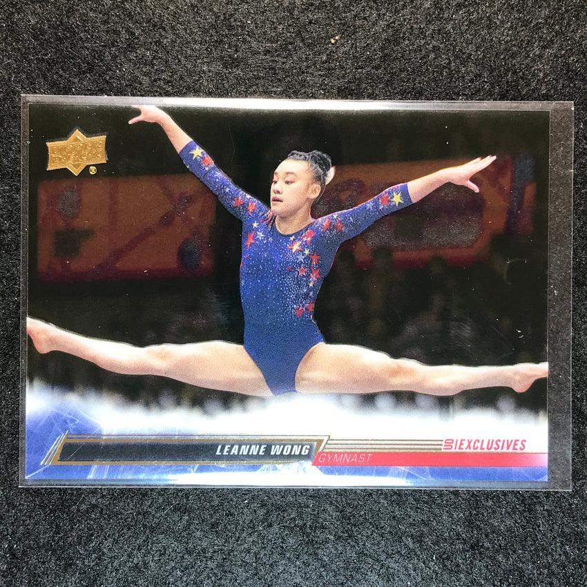 2023 Goodwin Champions LEANNE WONG Upper Deck Rookie Clear Cut Acetate #57