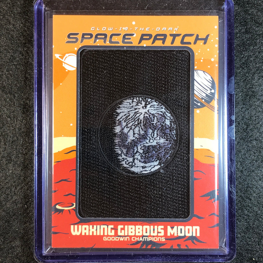 2023 Goodwin Champions WAXING GIBBOUS MOON Glow in the Dark Space Patch #52