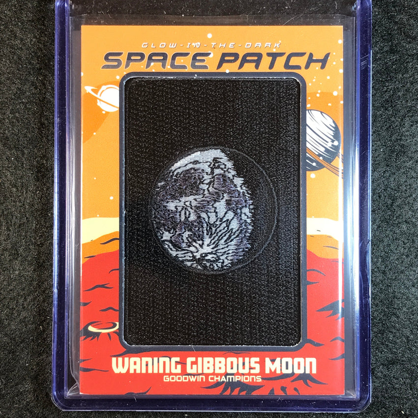 2023 Goodwin Champions WANING GIBBOUS MOON Glow in the Dark Space Patch #54