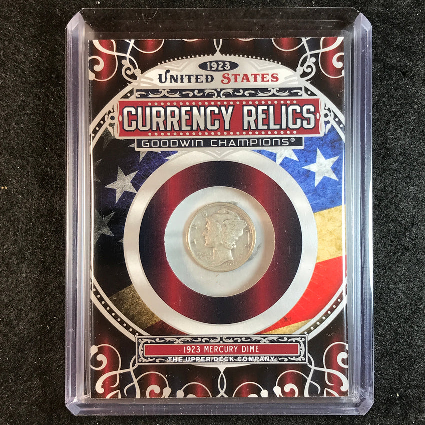 2023 Goodwin Champions 1923 MERCURY DIME 1923 United States Currency Relic No.3