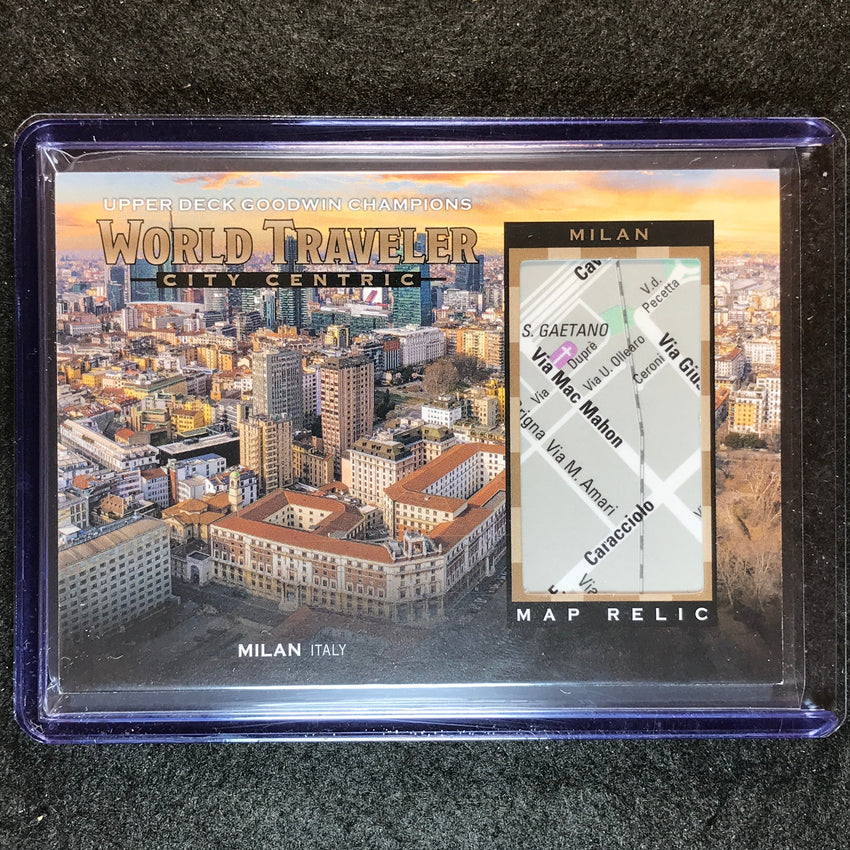 2023 Goodwin Champions MILAN ITALY World Traveler City Centric Map Relic No.21