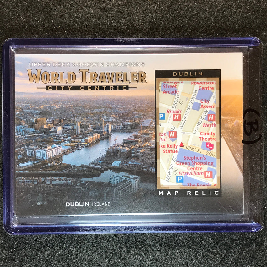 2023 Goodwin Champions DUBLIN World Traveler City Centric Map Relic #25 (B)