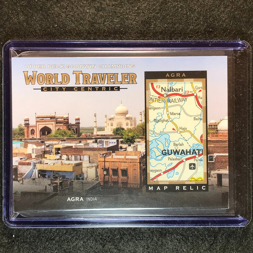 2023 Goodwin Champions AGRA INDIA World Traveler City Centric Map Relic No.32