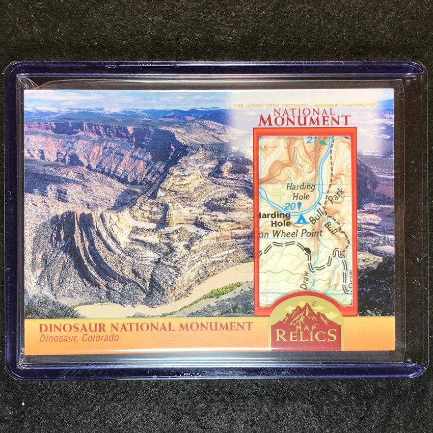 2023 Goodwin Champions DINOSAUR National Momument Map Relic No.10