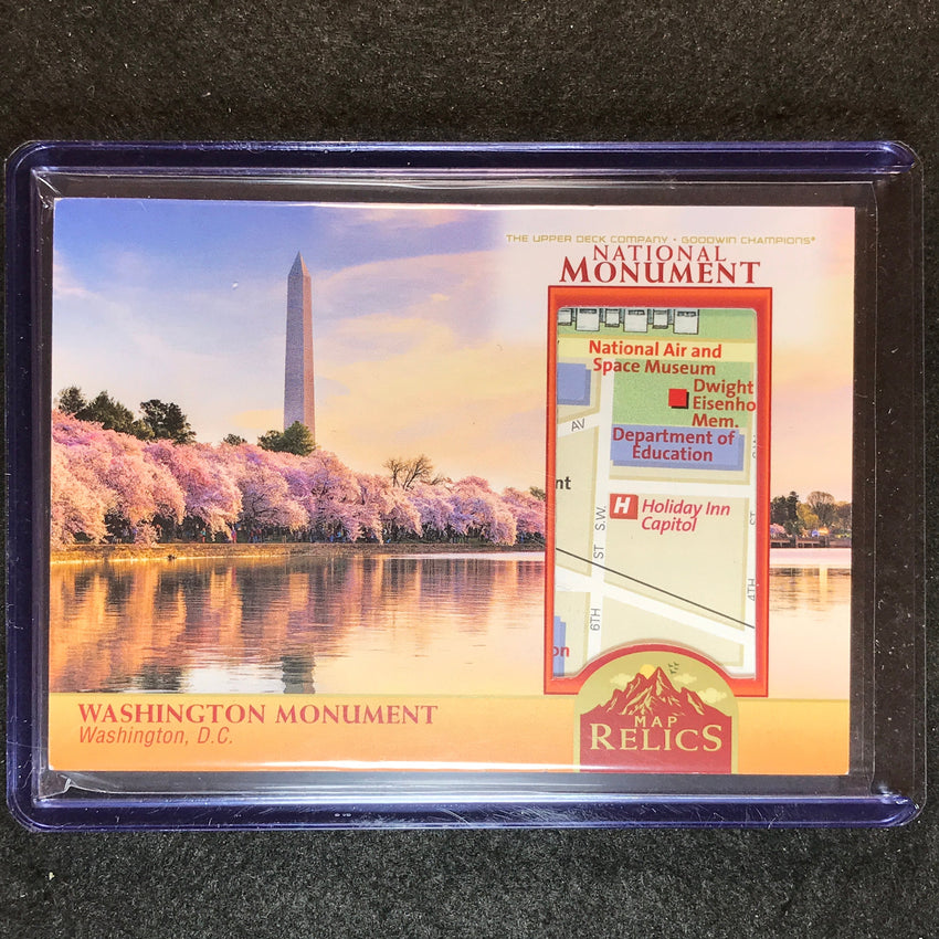 2023 Goodwin Champions WASHINGTON MONUMENT National Momument Map Relic No.31
