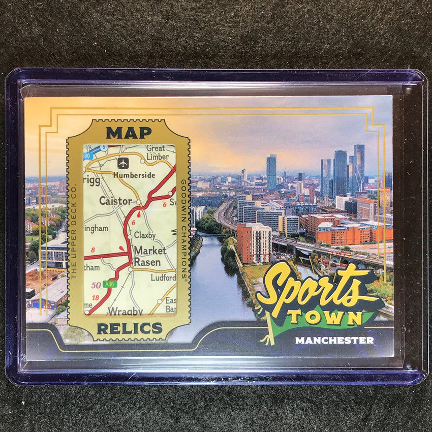 2023 Goodwin Champions MANCHESTER Sports Town Map Relic No.11