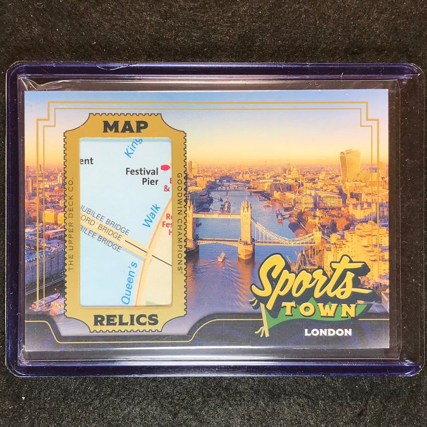 2023 Goodwin Champions LONDON Sports Town Map Relic No.14