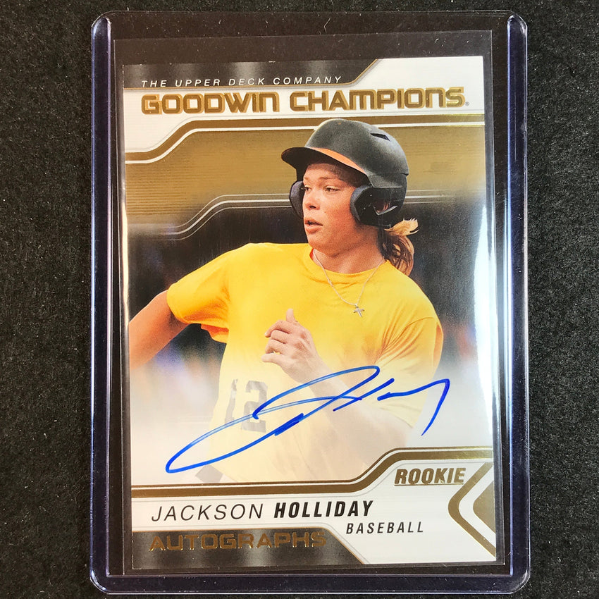 2023 Goodwin Champions JACKSON HOLLIDAY Goodwin Champions Rookie Auto No.JH