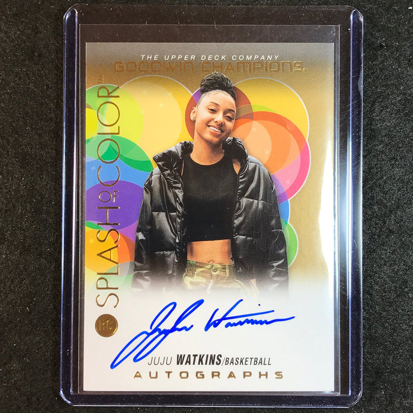 2023 Goodwin Champions JUJU WATKINS Splash of Color Rookie Auto No.JW