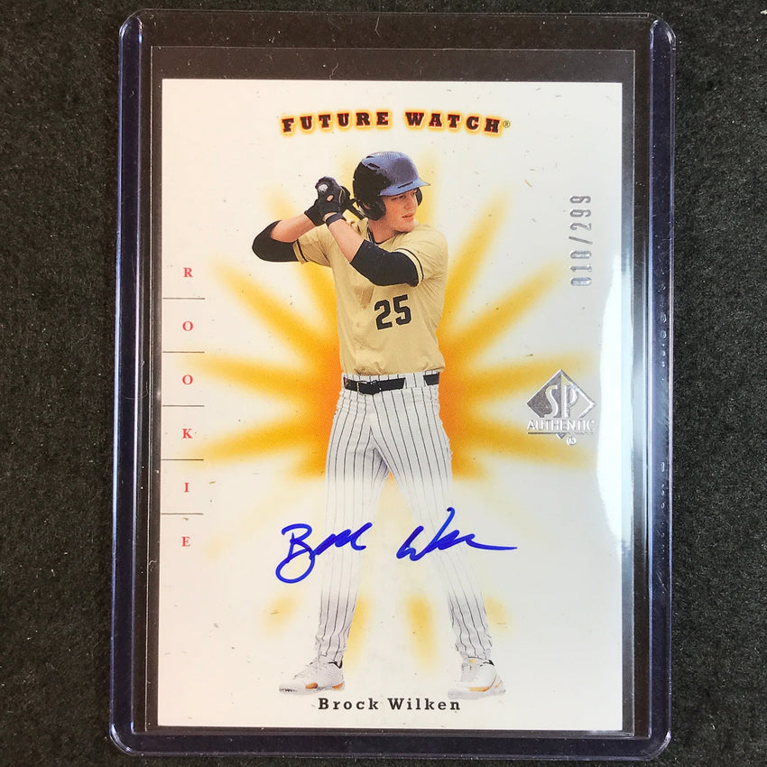 2023 Goodwin Champions BROCK WILKEN SP Authentic 2001 Future Watch Auto 10/299