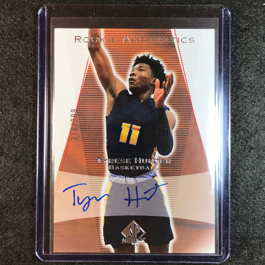 2023 Goodwin Champions TYRESE HUNTER SP Authentic 2003-04 Rookie Auto 218/299