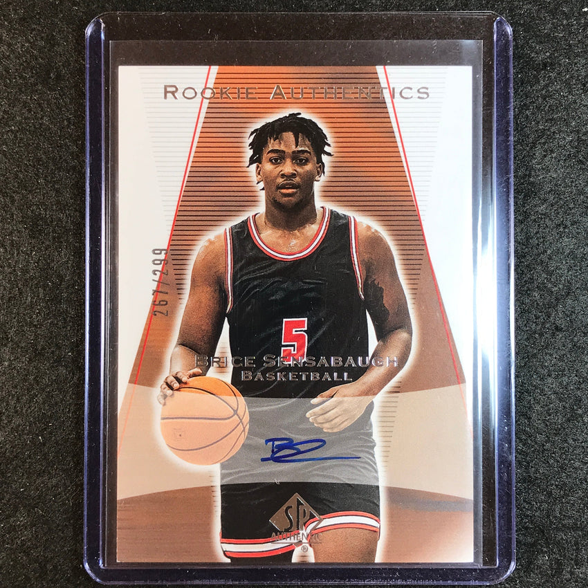 2023 Goodwin Champions BRICE SENSABAUGH SP Authentic 2003-04 Rookie Auto 267/299