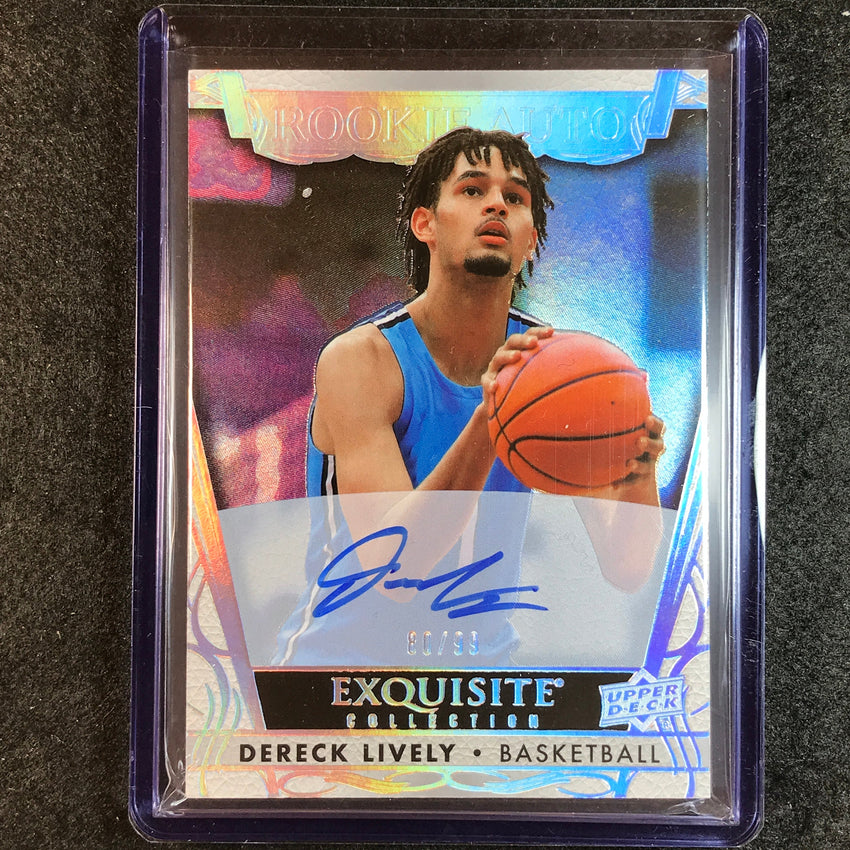 2023 Goodwin Champions DERECK LIVELY Exquisite Collection Rookie Auto 80/99