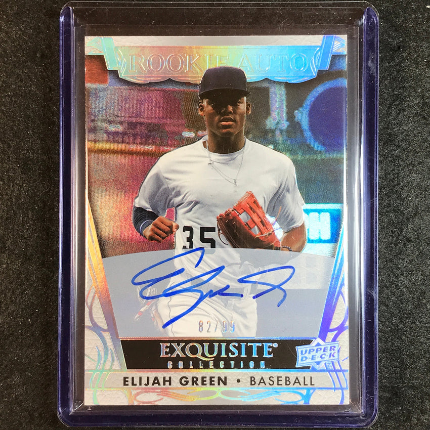 2023 Goodwin Champions ELIJAH GREEN Exquisite Collection Rookie Auto 82/99