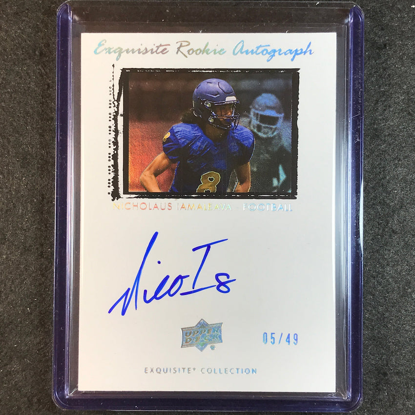 2023 Goodwin Champions NICHOLAUS IAMALEAVA Exquisite 2009-10 Rookie Auto 5/49