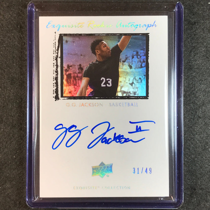 2023 Goodwin Champions G.G. JACKSON Exquisite 2009-10 Rookie Auto 31/49