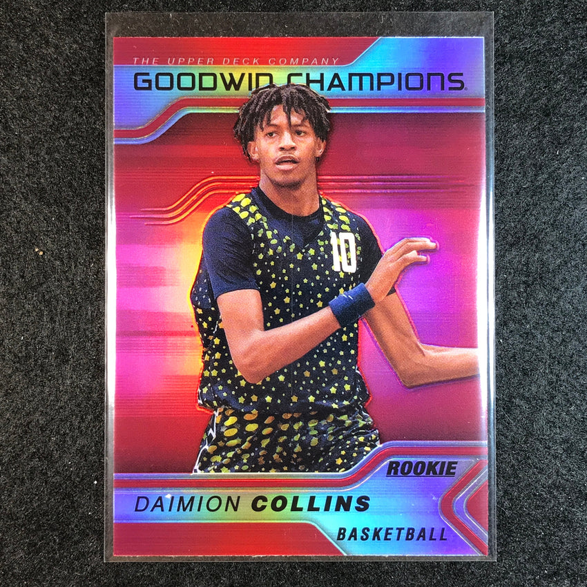 2023 Goodwin Champions DAIMION COLLINS Platinum Rookie Red #22