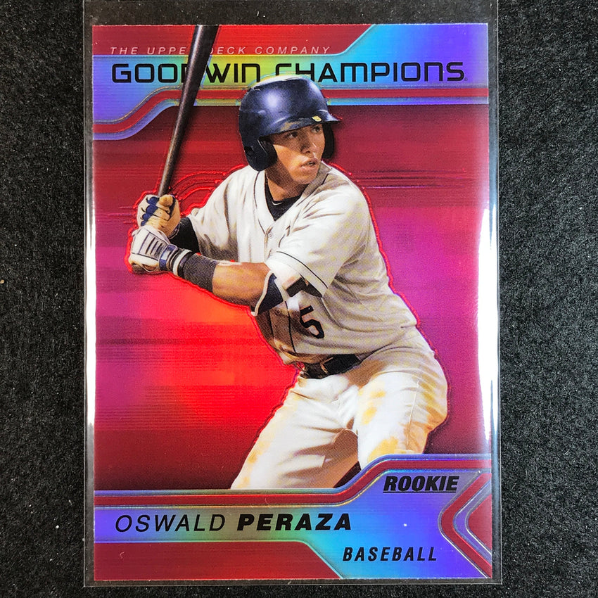 2023 Goodwin Champions OSWALD PERAZA Platinum Rookie Red #44