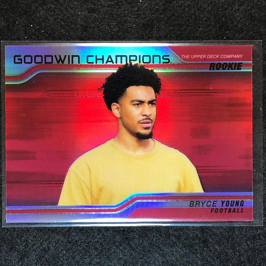 2023 Goodwin Champions BRYCE YOUNG Platinum Horizontal Rookie Red #64