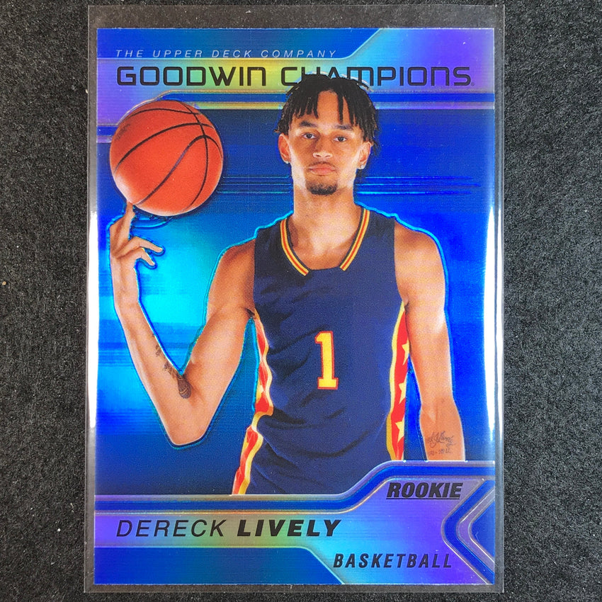 2023 Goodwin Champions DERECK LIVELY Platinum Rookie Blue #25