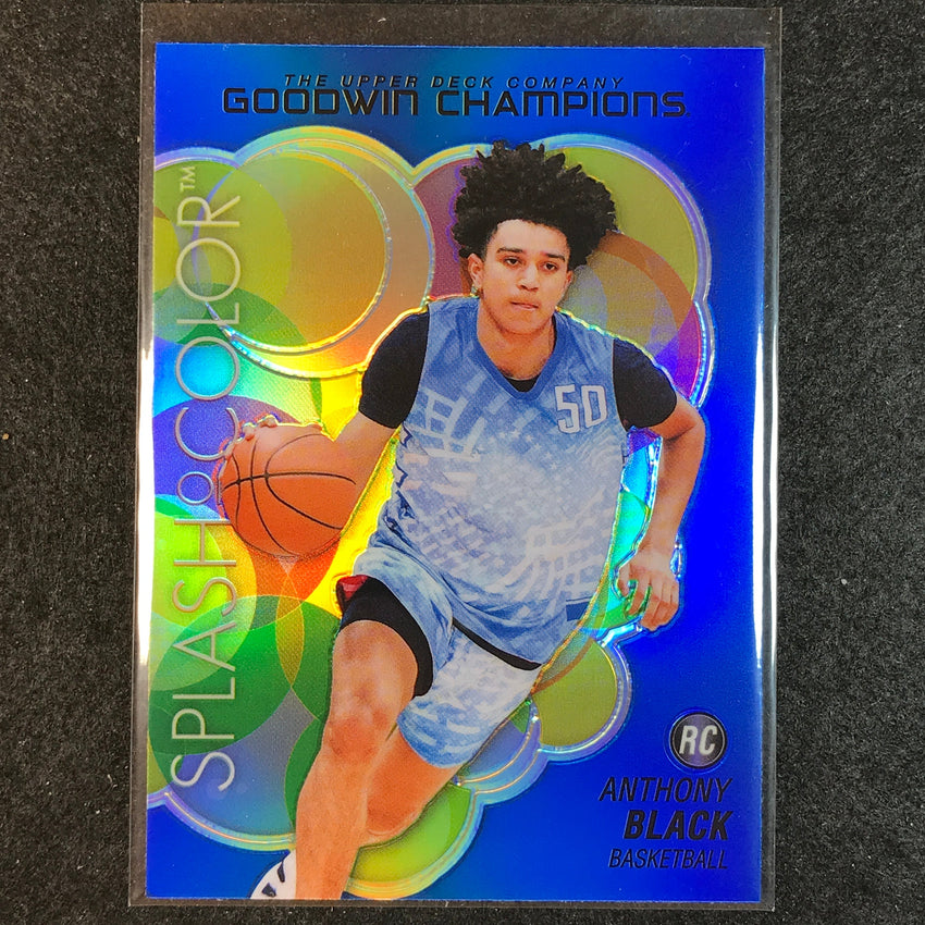 2023 Goodwin Champions ANTHONY BLACK Platinum Splash of Color Rookie Blue #97