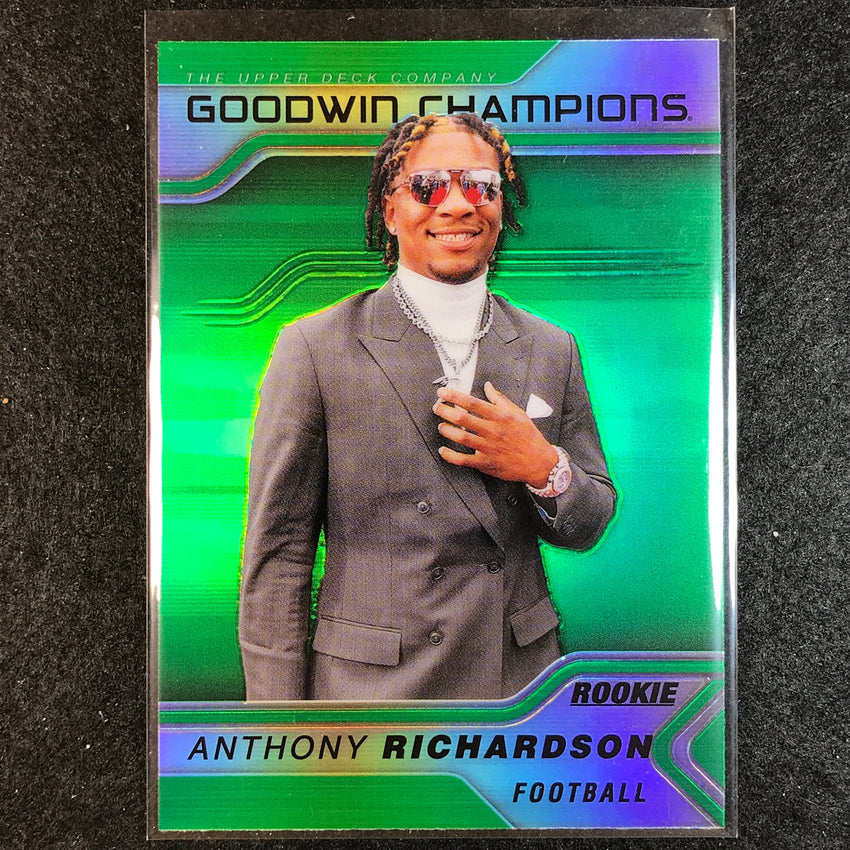 2023 Goodwin Champions ANTHONY RICHARDSON Platinum Rookie Green #21