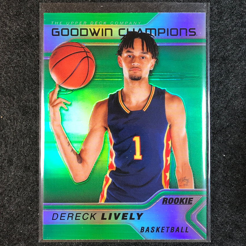 2023 Goodwin Champions DERECK LIVELY Platinum Rookie Green #25
