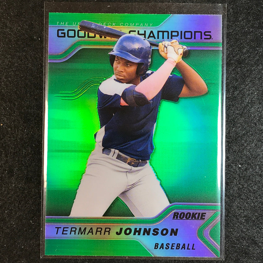 2023 Goodwin Champions TERMARR JOHNSON Platinum Rookie Green #38