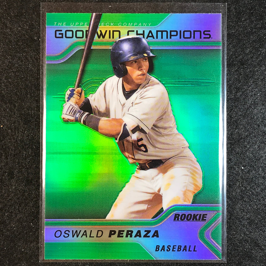 2023 Goodwin Champions OSWALD PERAZA Platinum Rookie Green #44
