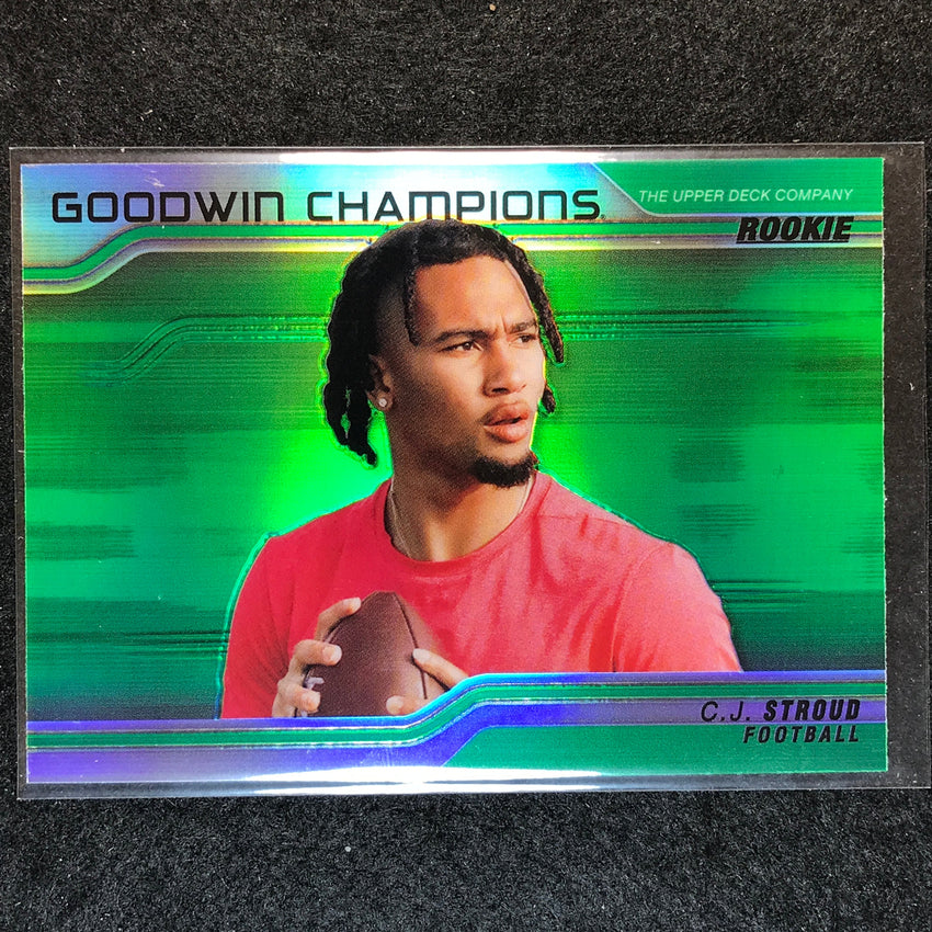 2023 Goodwin Champions C.J. STROUD Platinum Horizontal Rookie Green #65