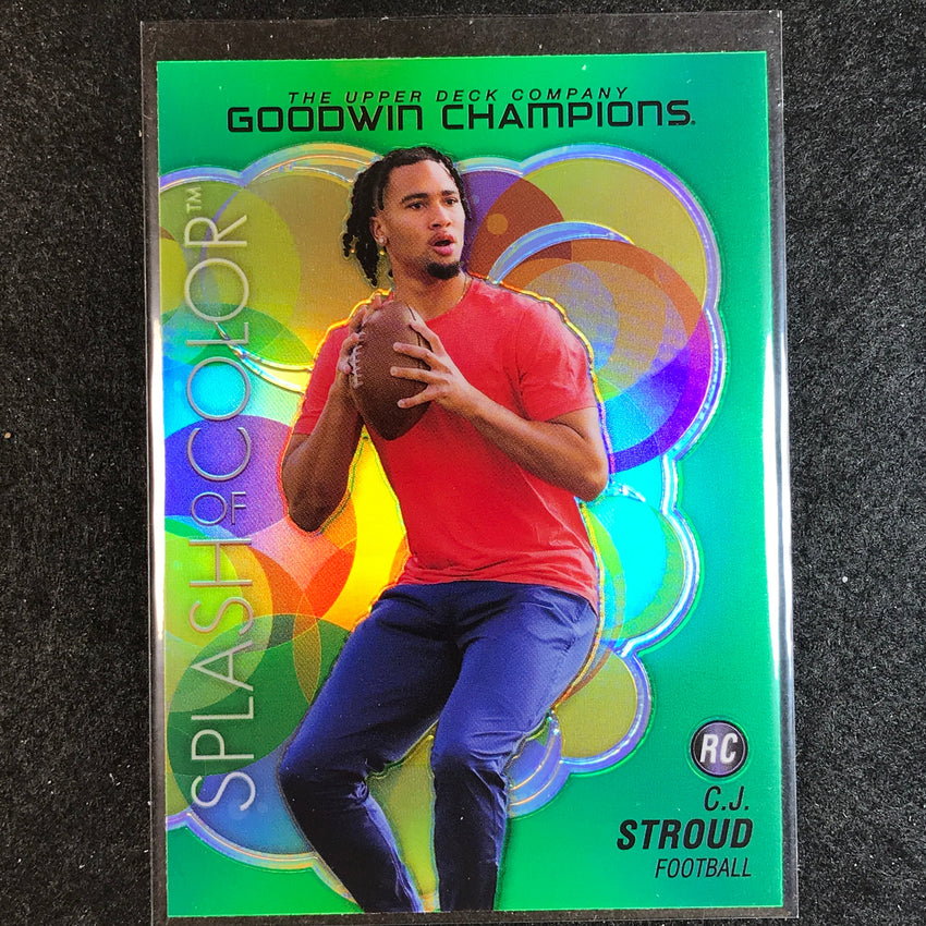 2023 Goodwin Champions C.J. STROUD Platinum Splash of Color Rookie Green #83