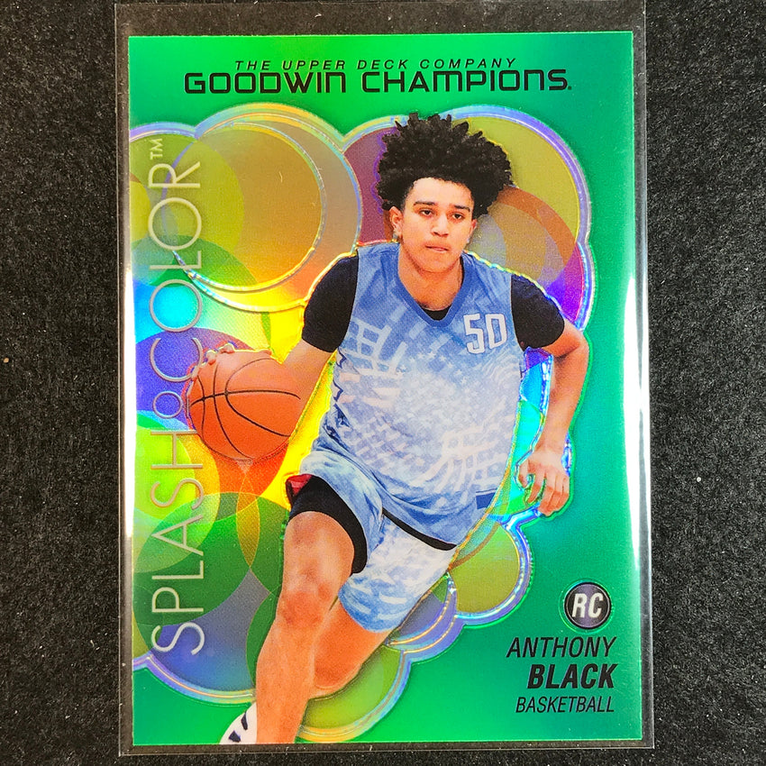 2023 Goodwin Champions ANTHONY BLACK Platinum Splash of Color Rookie Green #97