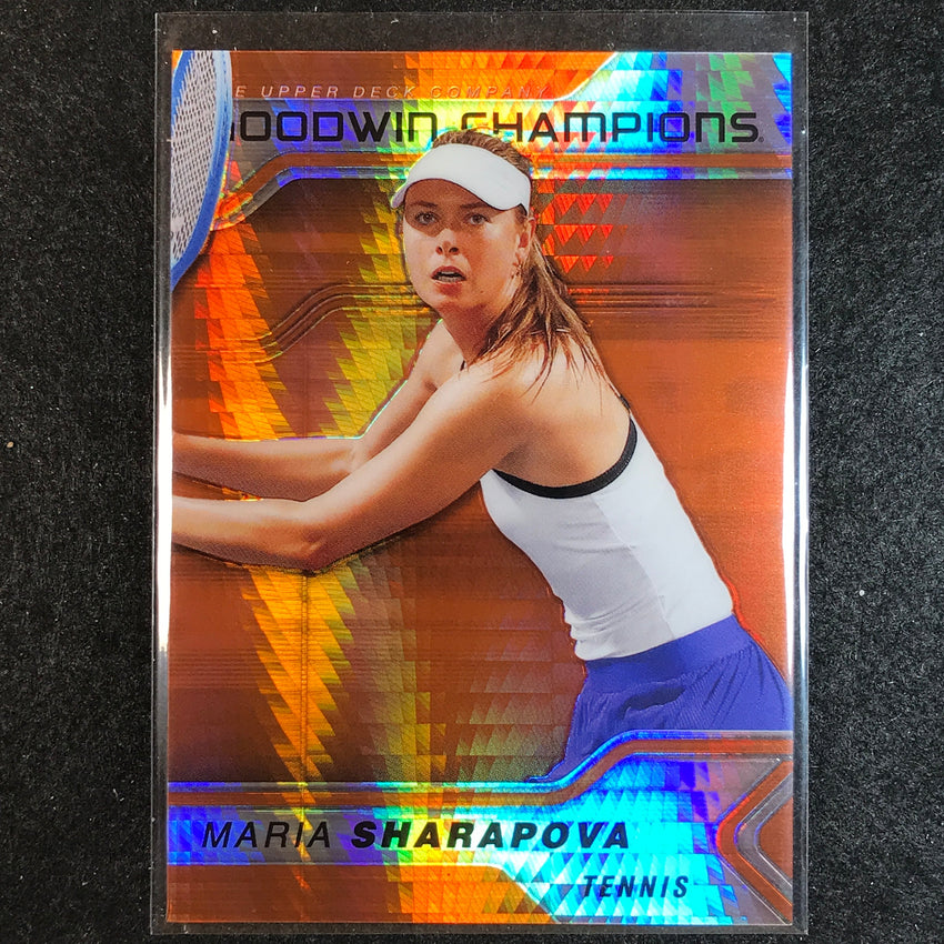 2023 Goodwin Champions MARIA SHARAPOVA Platinum Orange Prism 200/499 #8