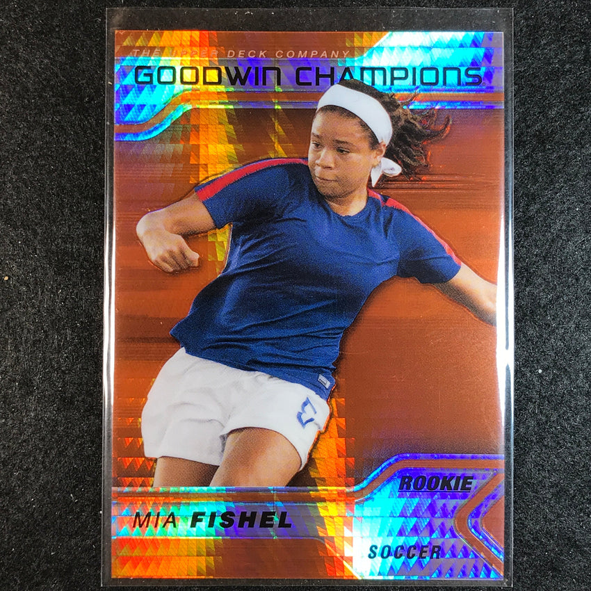 2023 Goodwin Champions MIA FISHEL Platinum Rookie Orange Prism 465/499 #10