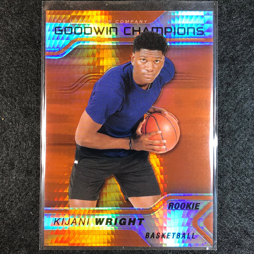 2023 Goodwin Champions KIJANI WRIGHT Platinum Rookie Orange Prism 56/499 #16