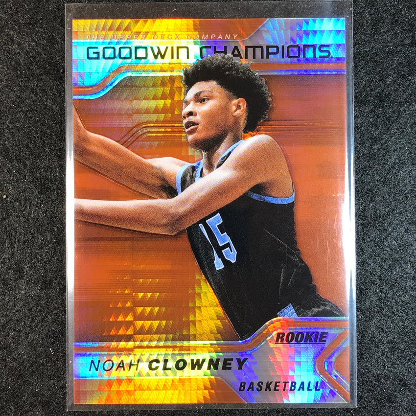 2023 Goodwin Champions NOAH CLOWNEY Platinum Rookie Orange Prism 229/499 #18
