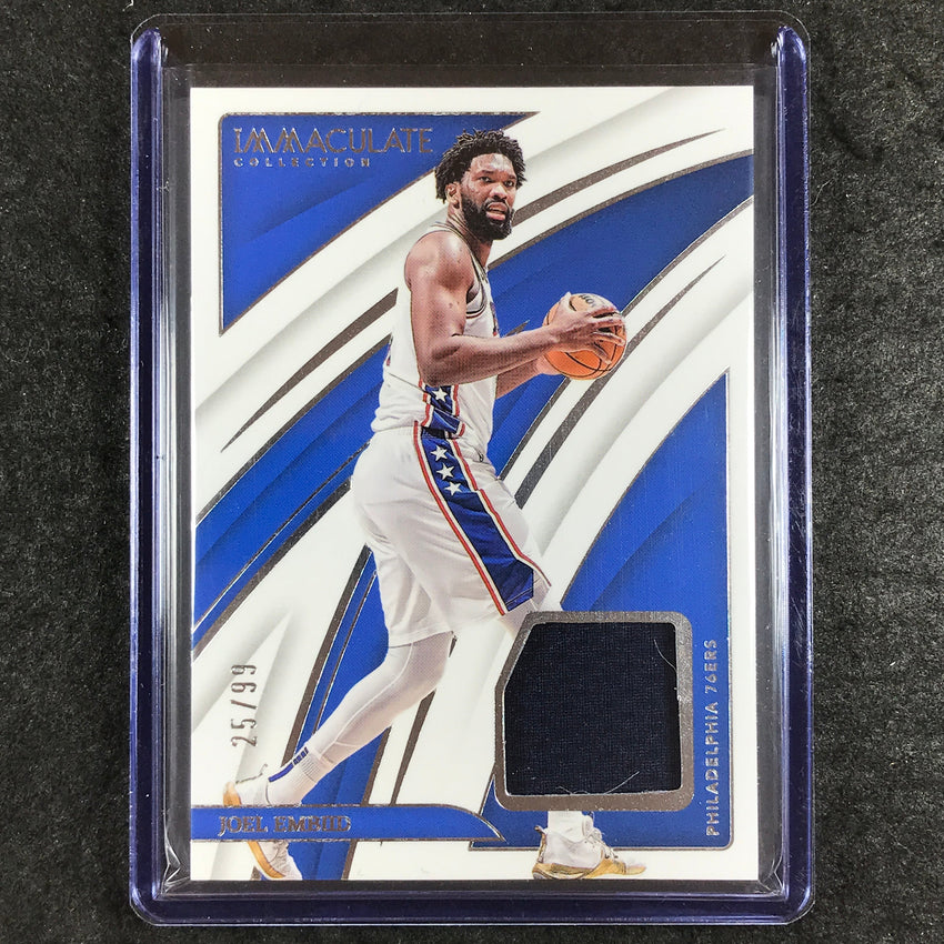 2023-24 Immaculate JOEL EMBIID Swatches Jersey Relic 25/99 #EMB