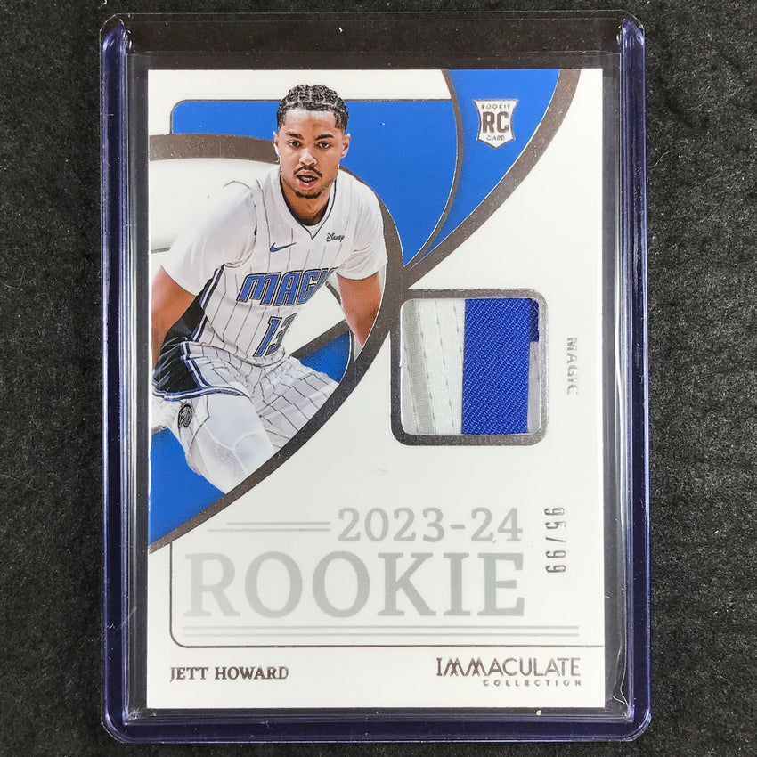 2023-24 Immaculate JETT HOWARD Rookie Patch 95/99 #146