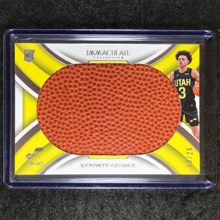 2023-24 Immaculate KEYONTE GEORGE Rookie Jumbo Basketballs Patch 13/25