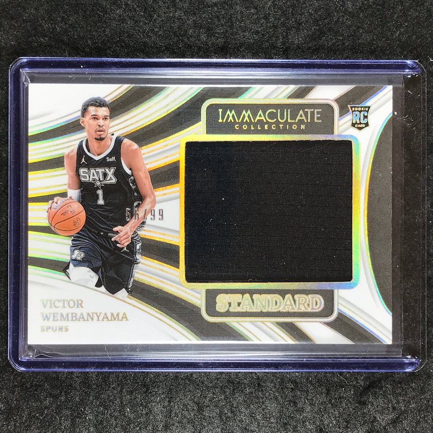 2023-24 Immaculate VICTOR WEMBANYAMA The Standard Rookie Jersey 56/99